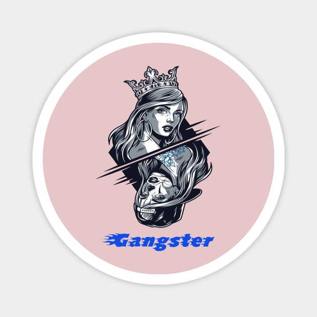Gangster girl Magnet by This is store